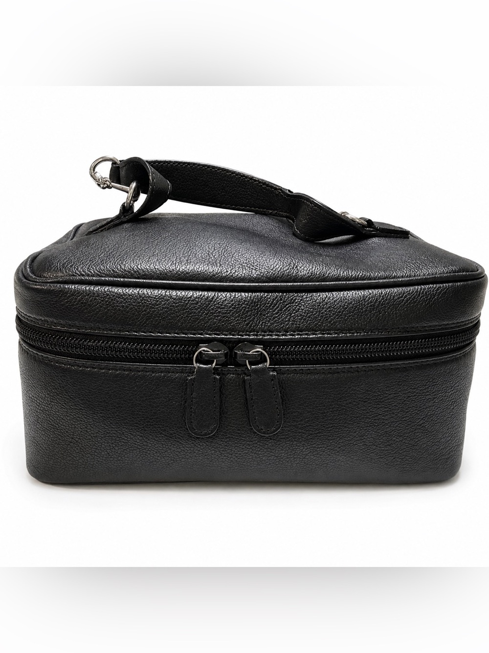 Gucci Black Leather Travel Toiletry Bag - Picture 1 of 8